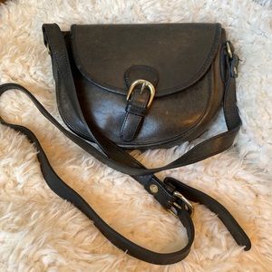 Vintage leather Hunt Club crossbody bag